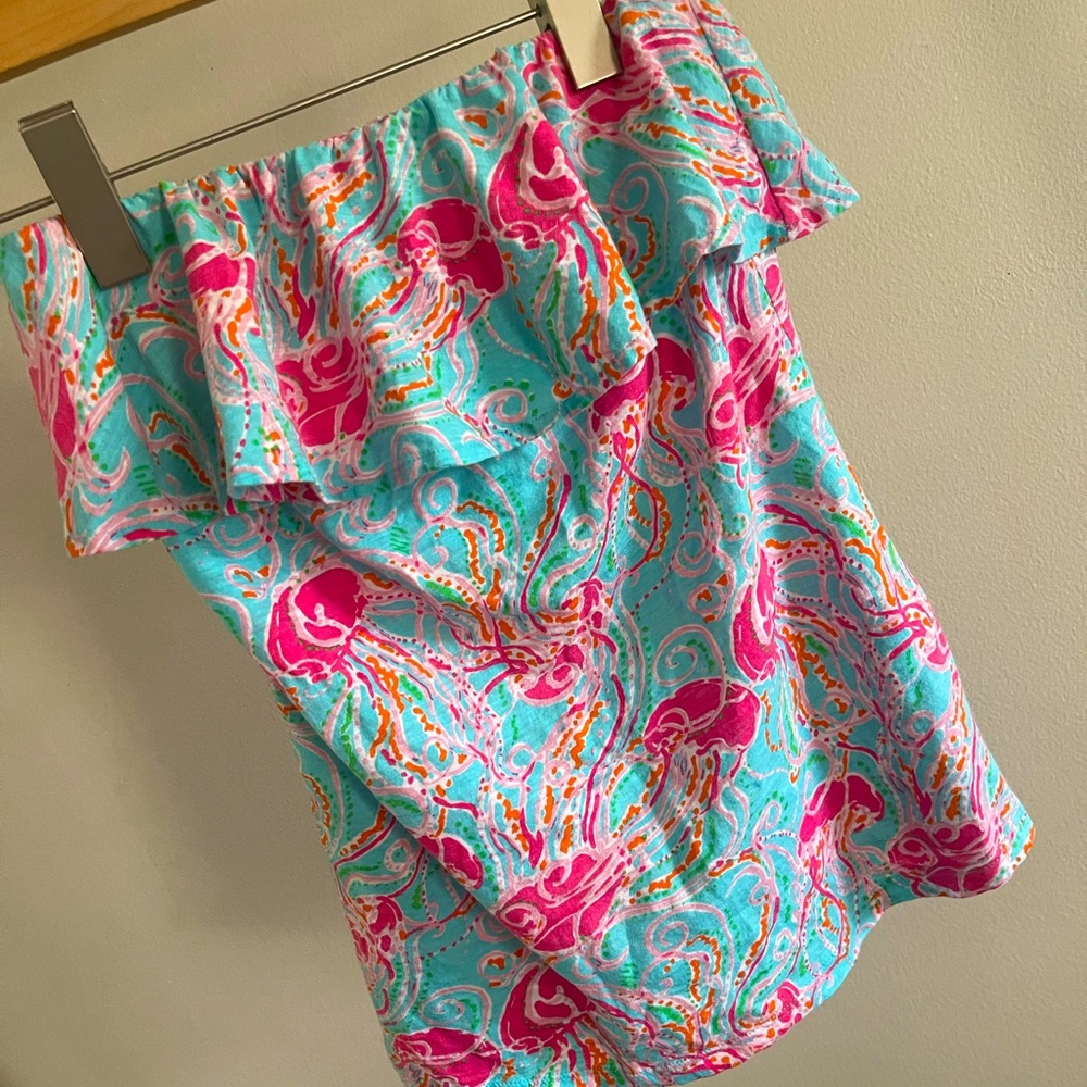 Lilly Pulitzer sleeveless off the Shoulder Top